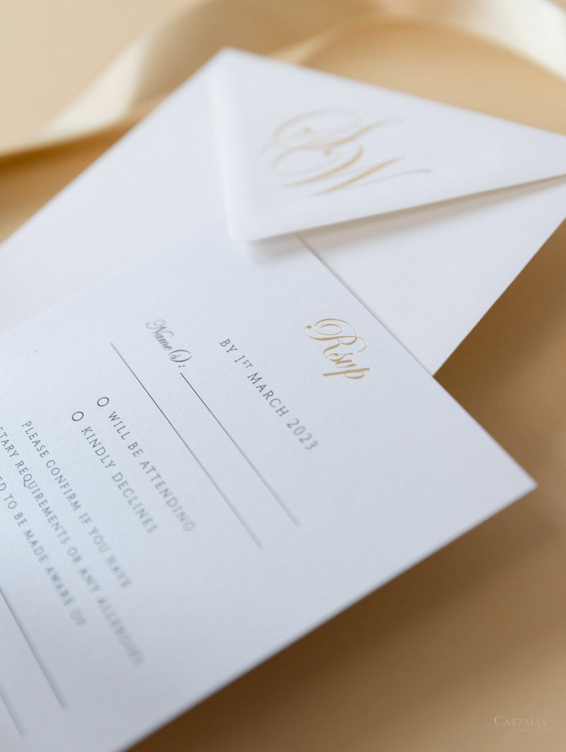 Invitaciones de boda para el lugar de Grantley Hall | Caja a medida de alta costura | Comisión personalizada S&amp;W