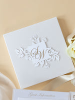 Invitaciones de boda para el lugar de Grantley Hall | Caja a medida de alta costura | Comisión personalizada S&amp;W