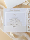 Invitaciones de boda para el lugar de Grantley Hall | Caja a medida de alta costura | Comisión personalizada S&amp;W