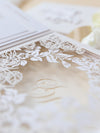 Invitaciones de boda para el lugar de Grantley Hall | Caja a medida de alta costura | Comisión personalizada S&amp;W