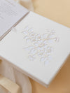 Invitaciones de boda para el lugar de Grantley Hall | Caja a medida de alta costura | Comisión personalizada S&amp;W