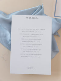 Ilustración personalizada del lugar de la boda ? Suite de bolsillo para invitación a un lugar frustrado con toques metalizados en azul polvoriento y dorado