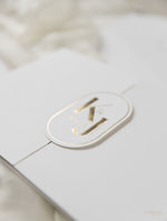 Luxurious Pocket Invitation | Bespoke Commission K&J