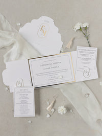 Luxurious Pocket Invitation | Bespoke Commission K&J