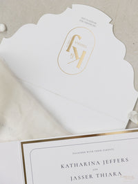 Luxurious Pocket Invitation | Bespoke Commission K&J