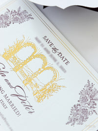 Lugar de boda de lujo tipográfico y laminado: VILLA DEL BALBIANELLO, LAGO DE COMO | Comisión L&amp;P a medida