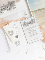 Sea Crest Beach Hotel Invitations | Bespoke Commission A&N