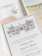 Sea Crest Beach Hotel Invitations | Bespoke Commission A&N