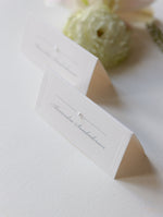 Luxury Embossed Pearl Place Card
