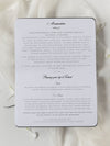 Black Luxury Passport Wedding Invitation Suite with Silver Glitter & Real Silver Foil