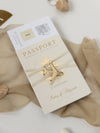 Nude & Gold Passport Wedding Invitation - Luxury Engraved Plane in Gold Plexi, Palm Tree Invitation