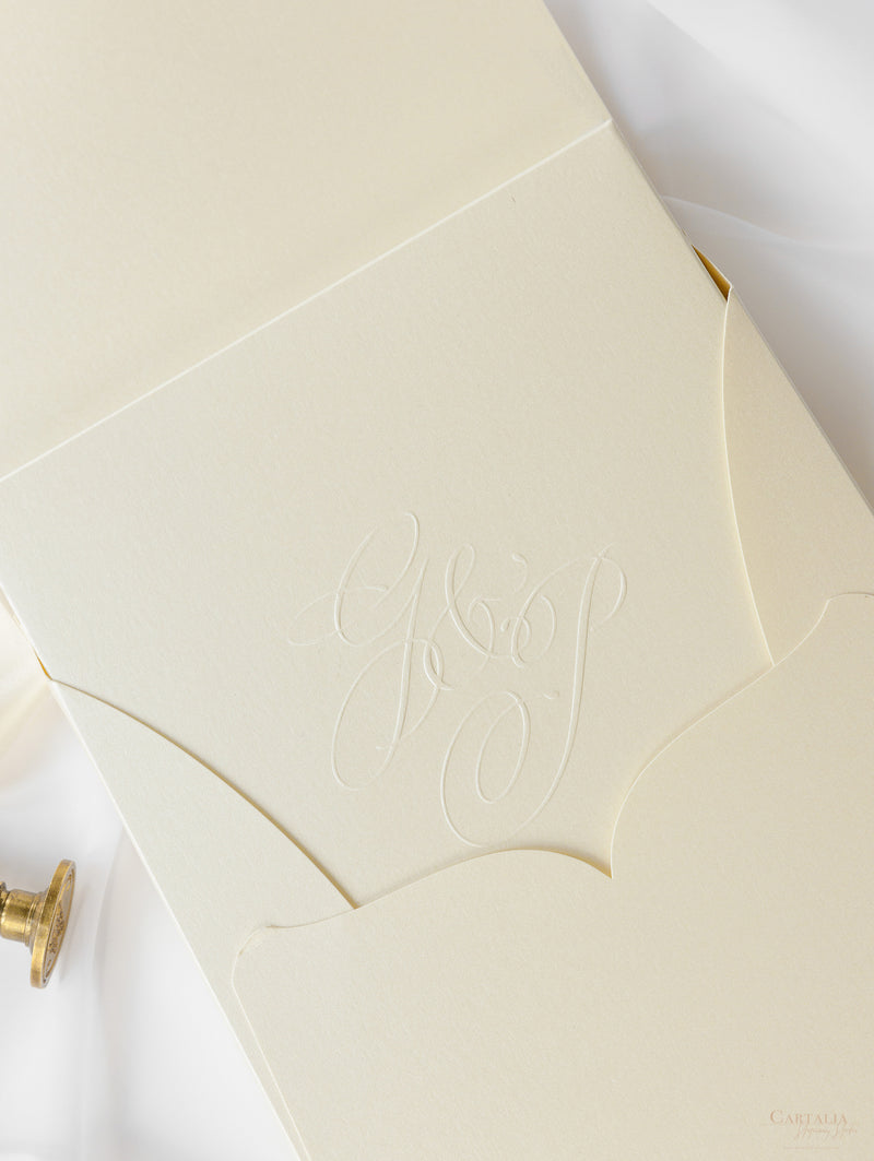 Caja a medida Couture: Diseño personalizado 3D en oro | Comisión personalizada G&amp;P