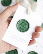Wax Seal in Forest Green Pearlised