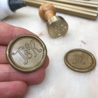 Add-On: Custom Wax Seal in Any font / Motif with Wax Seal Stamp