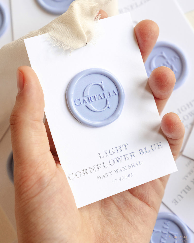 Wax Seal in Light Cornflower Blue Matt