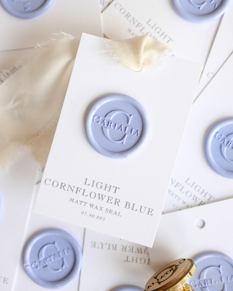 Wax Seal in Light Cornflower Blue Matt
