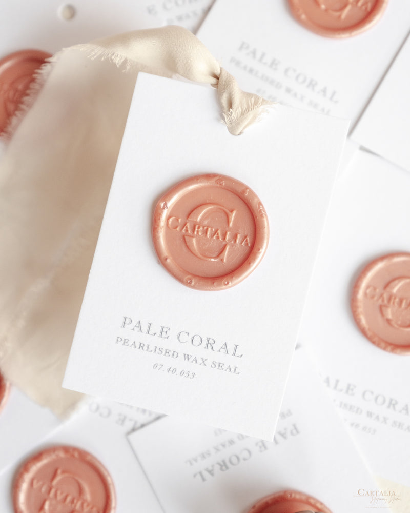 Wax Seal in Wine Red Pearlised