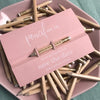 Save the Date - Pencil us in ✏  Wedding Card in Real Foil your names Engraved