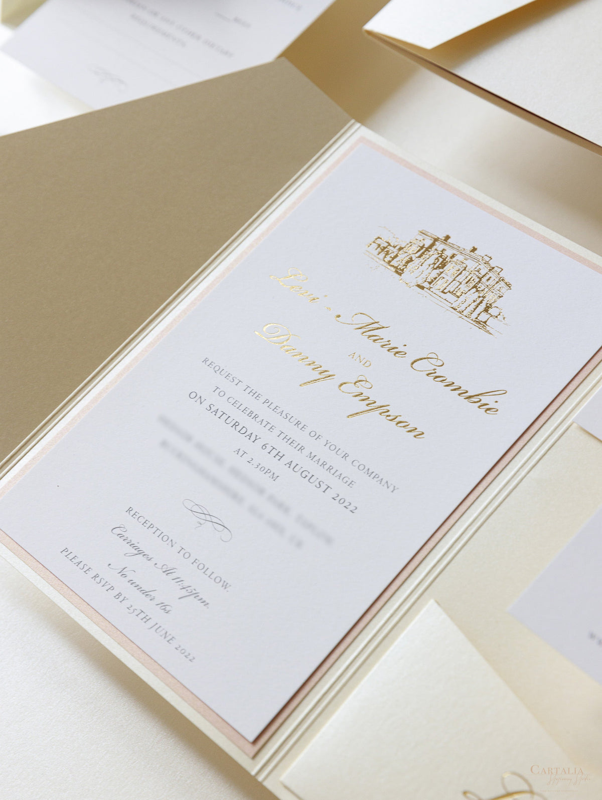 Add-on: Bespoke Artist Commission: Wedding Venue Sketch / Drawing