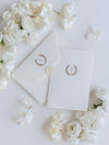 Triple Embossed Monogramed Gold Foil Pocket Wedding Invitation Suite with Wax Seal