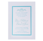 700 gsm Luxury Board Thick Letterpress Wedding Day Invitation