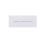 Mint Letterpress Place Card