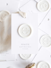 Wax Seal Stamp in White Matt