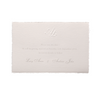 Traditional White Save the Date / Thank You / Reply Card