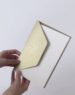 Luxury Royal Gold Foil Confetti Dotted Gold and White Pocket fold Wedding Invitation Suite