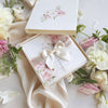 Luxury Box Wedding Invitation with Monogram and Printed Vellum Sleeve