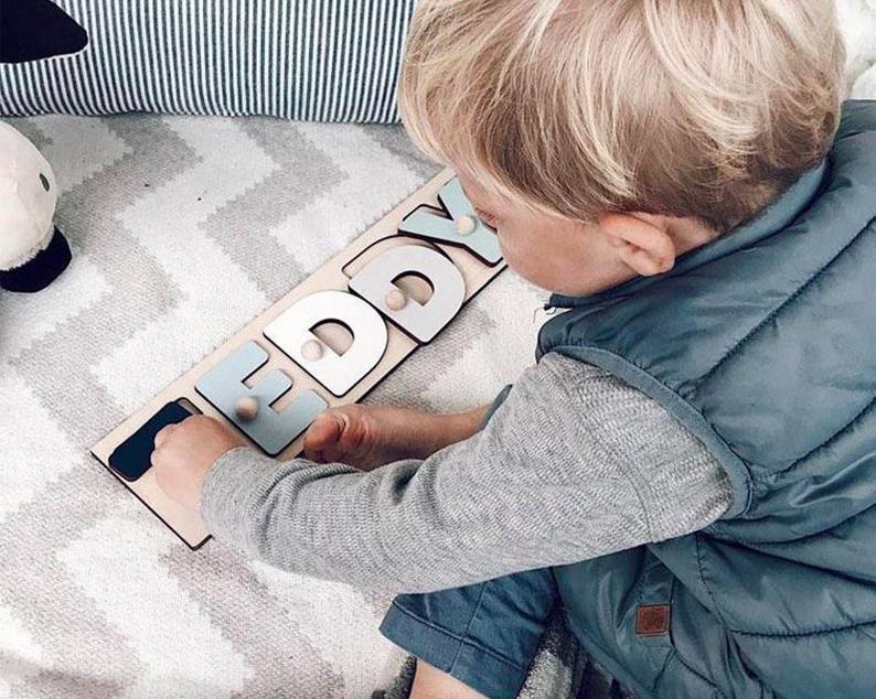 Personalised Wooden Puzzles | With Pegs |  Matching Games