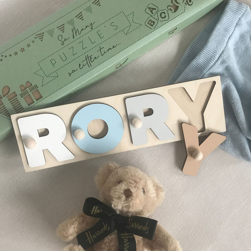 Personalised Wooden Puzzles | With Pegs |  Matching Games