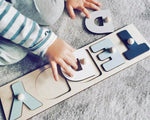 HANDMADE 3D Wooden Name Puzzles | Nursery Decoration | Educational Toys