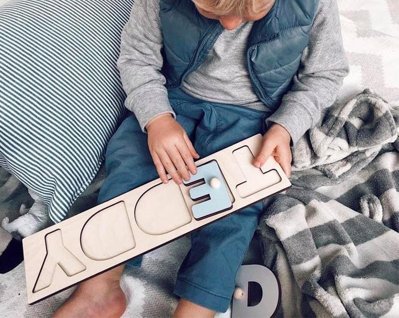 Personalised Wooden Puzzles | With Pegs |  Matching Games