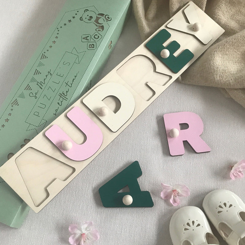 Personalised Wooden Puzzles | With Pegs |  Matching Games