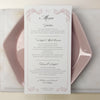 Regal Menu with Monogram