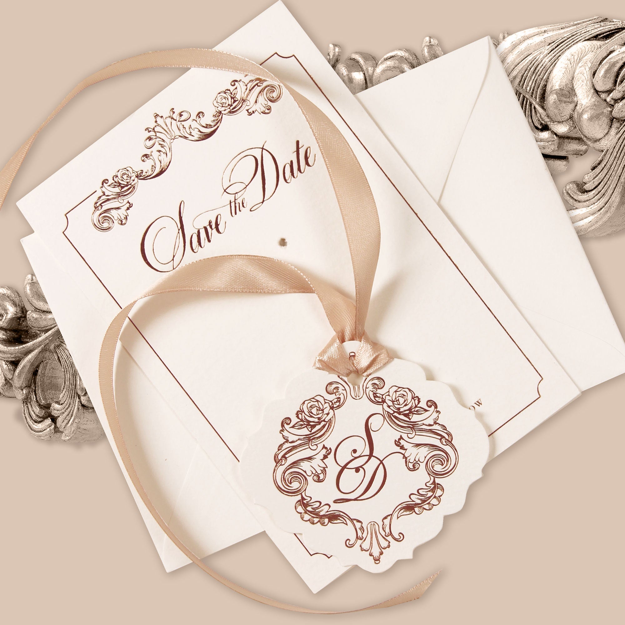 Save the Date 1.5'' X 30' Ribbon Blush Satin