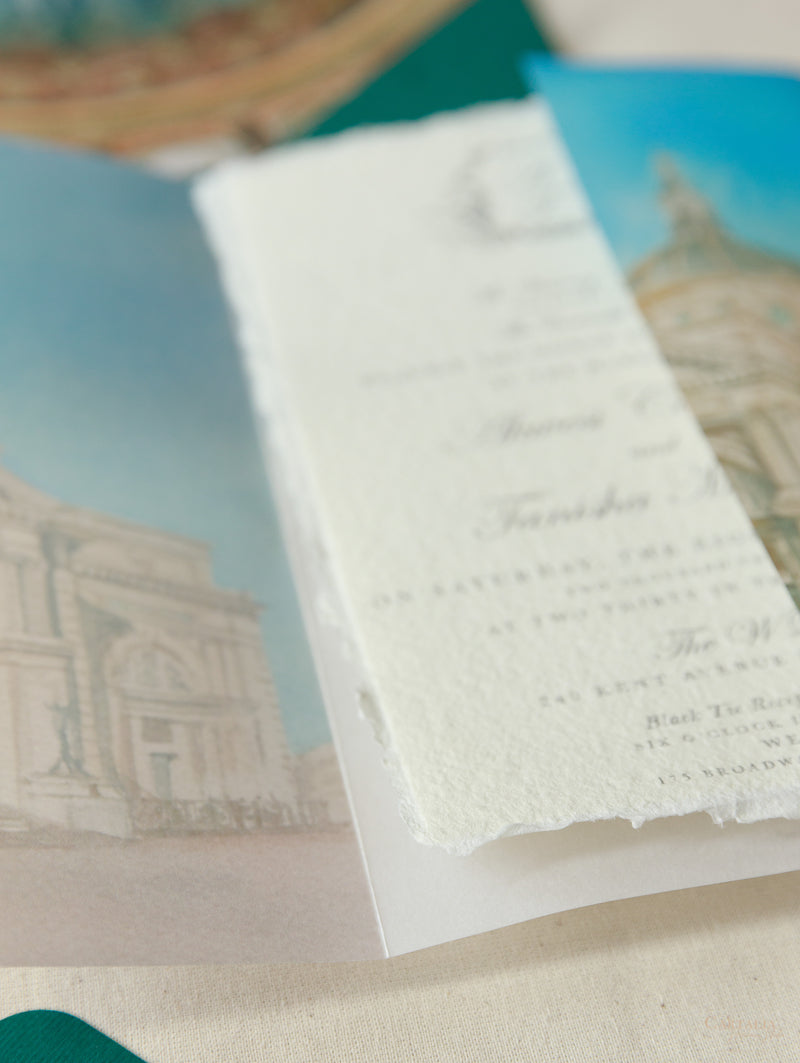 Venue : Weylin The Iconic Wedding Venue Invitations on  Hand Made Paper and Venue | Bespoke Commission A&T